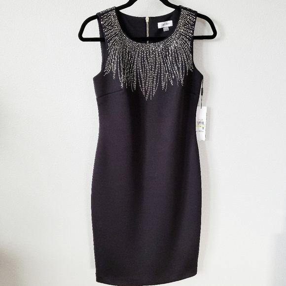 Calvin Klein Dresses & Skirts - Calvin Klein Gold and Silver Studded Dress